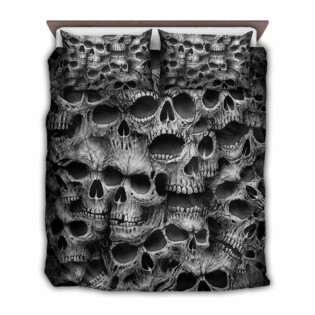 Skull No Fear No Pain - Bedding Cover - Owl Ohh - Owl Ohh