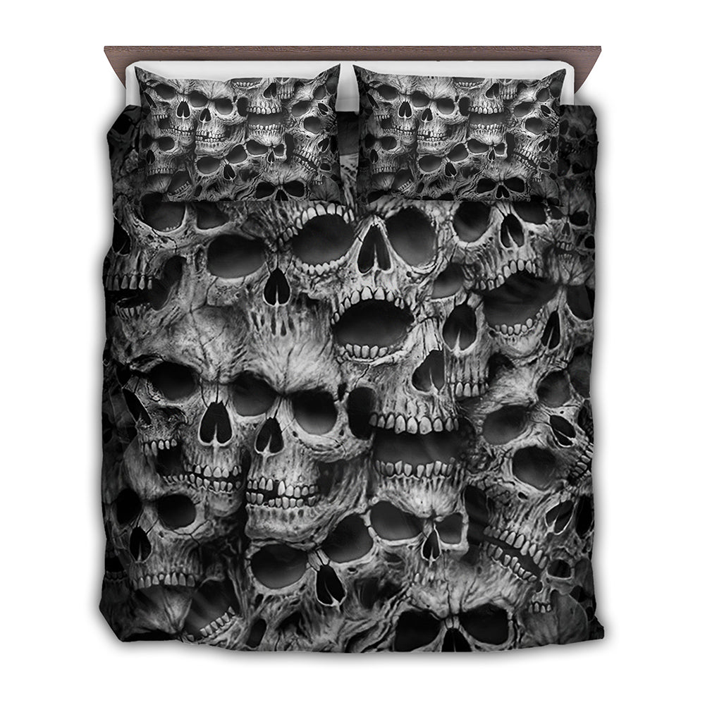 Skull No Fear No Pain - Bedding Cover - Owl Ohh - Owl Ohh
