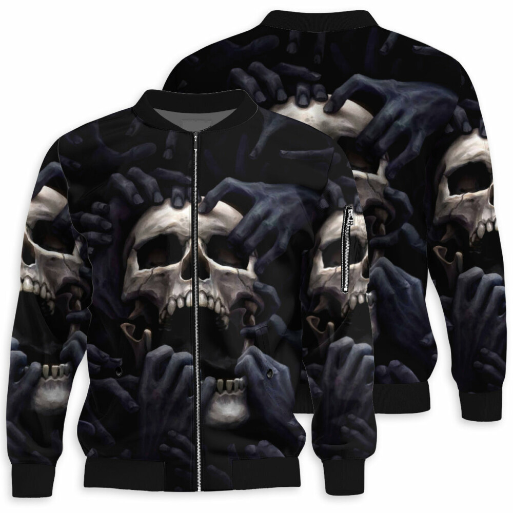 Skull Love Darkness Amazing - Bomber Jacket - Owl Ohh - Owl Ohh