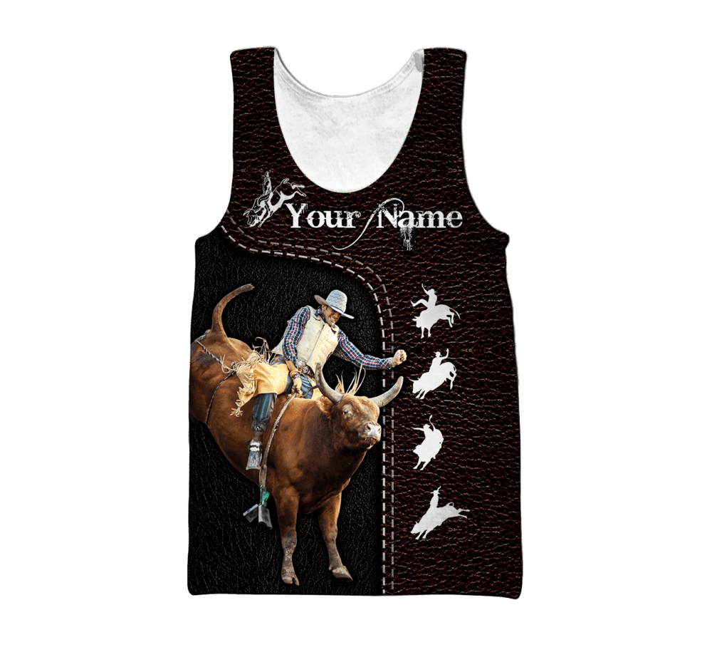 Customize Name Bull Riding Hoodie Printed Unisex Shirts 1 HOOD01FNN101121