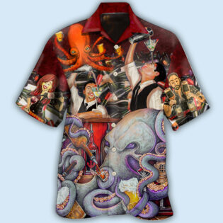 Bartender Style - Hawaiian shirt - Owl Ohh - Owl Ohh