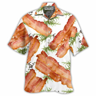 Food Bacon Funny Style - Hawaiian Shirt - Owl Ohh - Owl Ohh