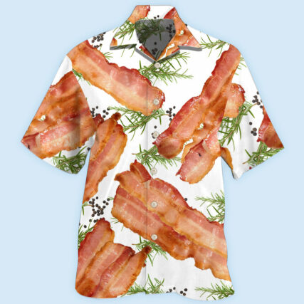 Food Bacon Funny Style - Hawaiian Shirt - Owl Ohh - Owl Ohh