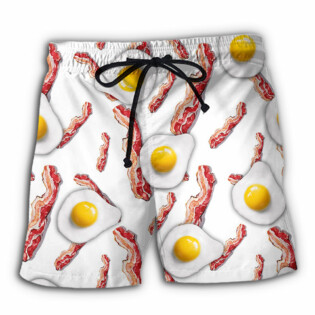 Food Bacon Egg Food Collection - Beach Short - Owl Ohh - Owl Ohh