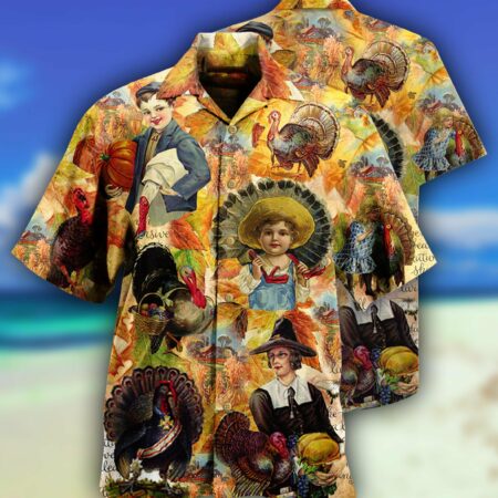 Turkey Animals Bad Day To Be - Hawaiian Shirt - Owl Ohh - Owl Ohh