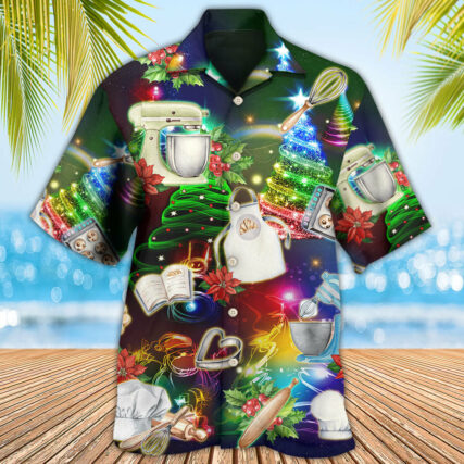 Baking Lover Amazing Merry Christmas - Hawaiian Shirt - Owl Ohh - Owl Ohh