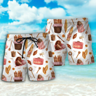Baking Bread In Love Life - Beach Short - Owl Ohh - Owl Ohh