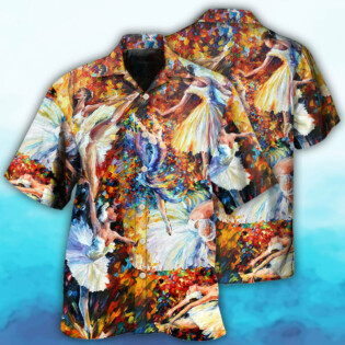 Ballet Beautiful Mix Color Art - Hawaiian Shirt - Owl Ohh - Owl Ohh