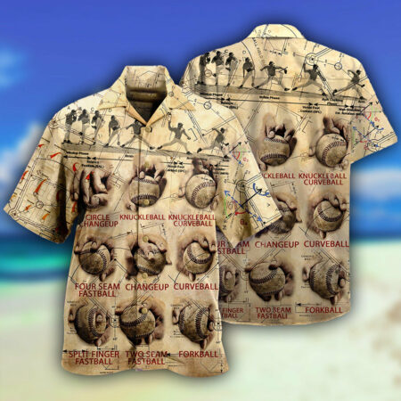 Baseball Pitching Grips Baseball Match - Hawaiian Shirt - Owl Ohh - Owl Ohh