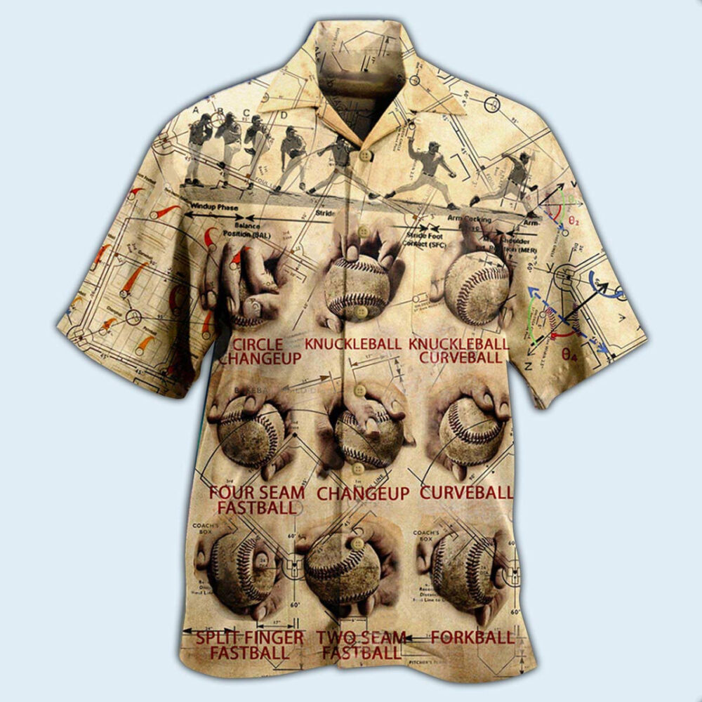 Baseball Pitching Grips Baseball Match - Hawaiian Shirt - Owl Ohh - Owl Ohh