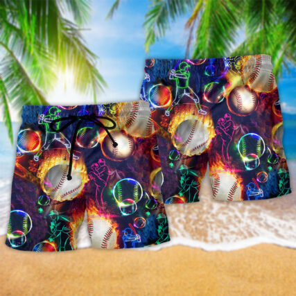 Baseball The Others Chase My Ball Funny - Beach Short - Owl Ohh - Owl Ohh