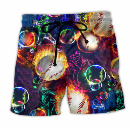 Baseball The Others Chase My Ball Funny - Beach Short - Owl Ohh - Owl Ohh