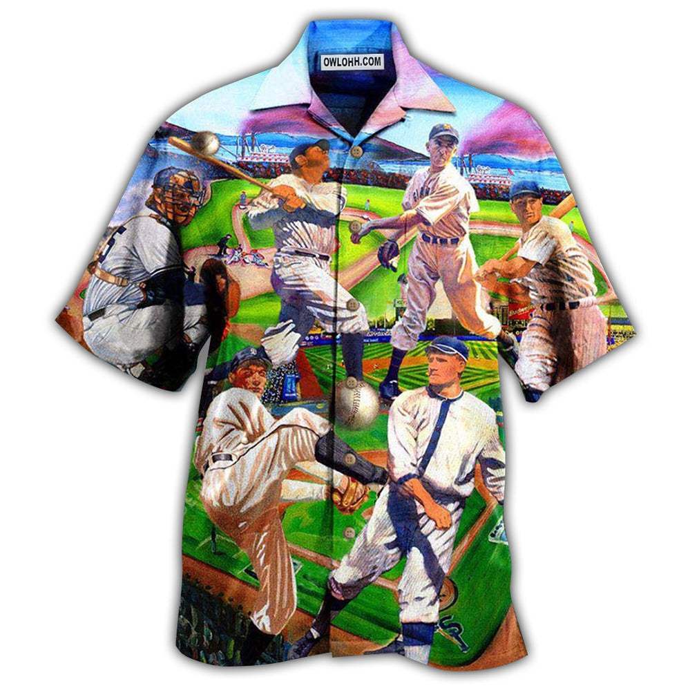 Baseball Vintage Players Your Passion - Hawaiian Shirt - Owl Ohh - Owl Ohh