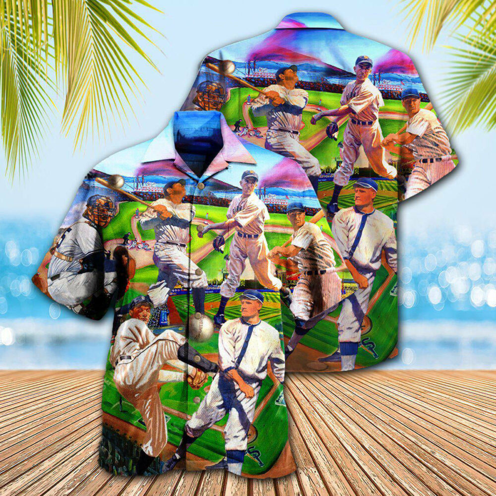 Baseball Vintage Players Your Passion - Hawaiian Shirt - Owl Ohh - Owl Ohh