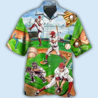 Baseball Is My Therapy - Hawaiian Shirt - Owl Ohh - Owl Ohh