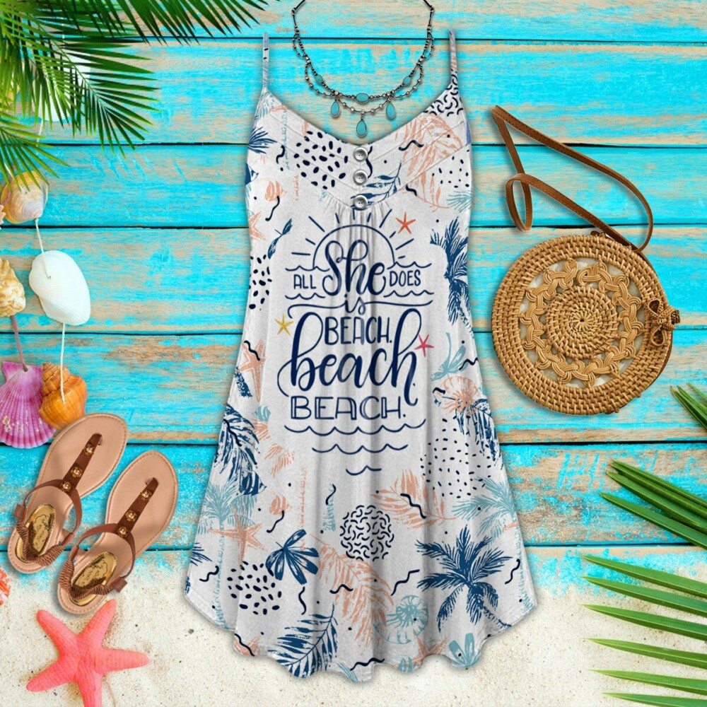 Beach A Cute Girl - Summer Dress - Owl Ohh - Owl Ohh
