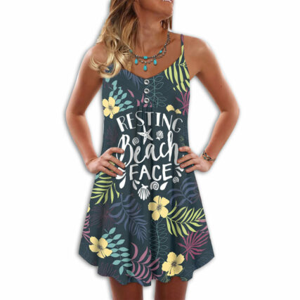 Beach Face Beautiful Flowers - Summer Dress - Owl Ohh - Owl Ohh