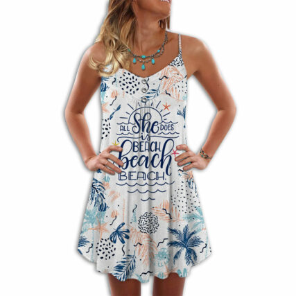 Beach A Cute Girl - Summer Dress - Owl Ohh - Owl Ohh