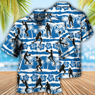 Netball Beach Tropical Floral - Hawaiian Shirt - Owl Ohh for men and women, kids - Owl Ohh