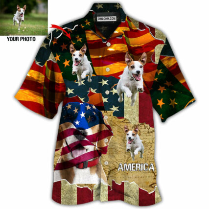 Beagle America Sunset Style Custom Photo - Hawaiian Shirt - Owl Ohh - Owl Ohh