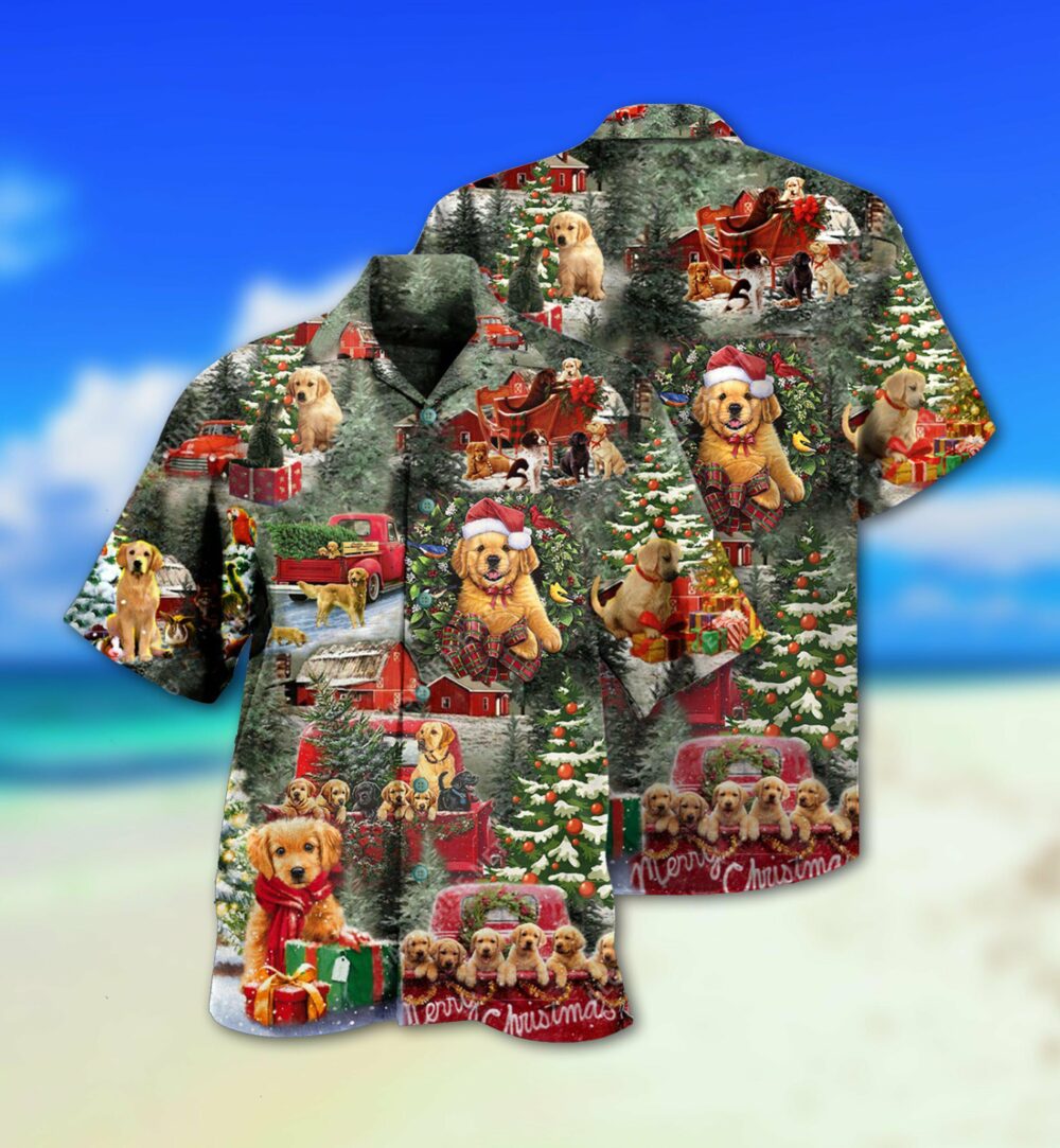 Beagle Dogs Love Christmas Every Time - Hawaiian Shirt - Owl Ohh - Owl Ohh