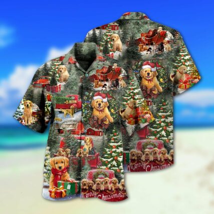 Beagle Dogs Love Christmas Every Time - Hawaiian Shirt - Owl Ohh - Owl Ohh