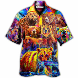 Bear Life Is Better With A Bear Color Life - Hawaiian Shirt - Owl Ohh - Owl Ohh
