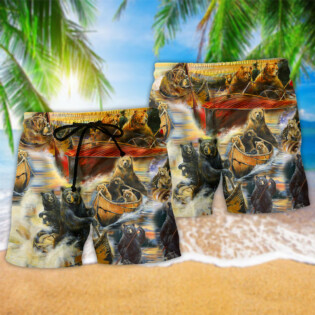 Bear Whatever Floats Your Boats - Beach Short - Owl Ohh - Owl Ohh