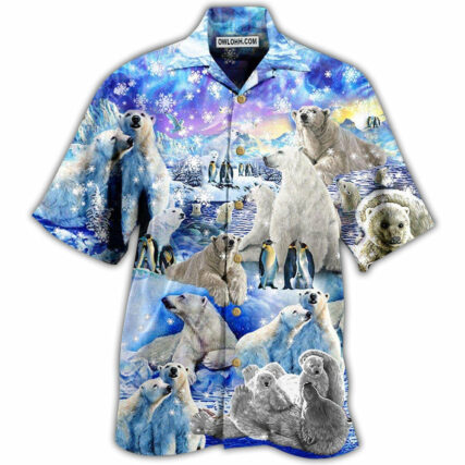Bear Always Make Me Happy Humans Make My Head Hurt - Hawaiian Shirt - Owl Ohh - Owl Ohh