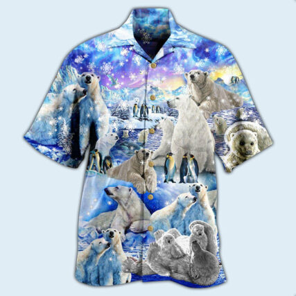 Bear Always Make Me Happy Humans Make My Head Hurt - Hawaiian Shirt - Owl Ohh - Owl Ohh