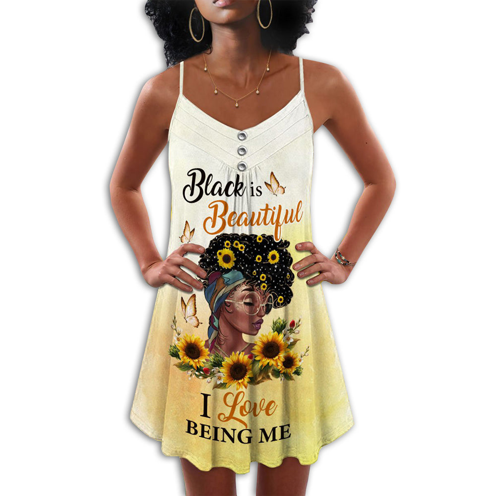 Beautiful Black Women I Love Being Me - Summer Dress - Owl Ohh - Owl Ohh