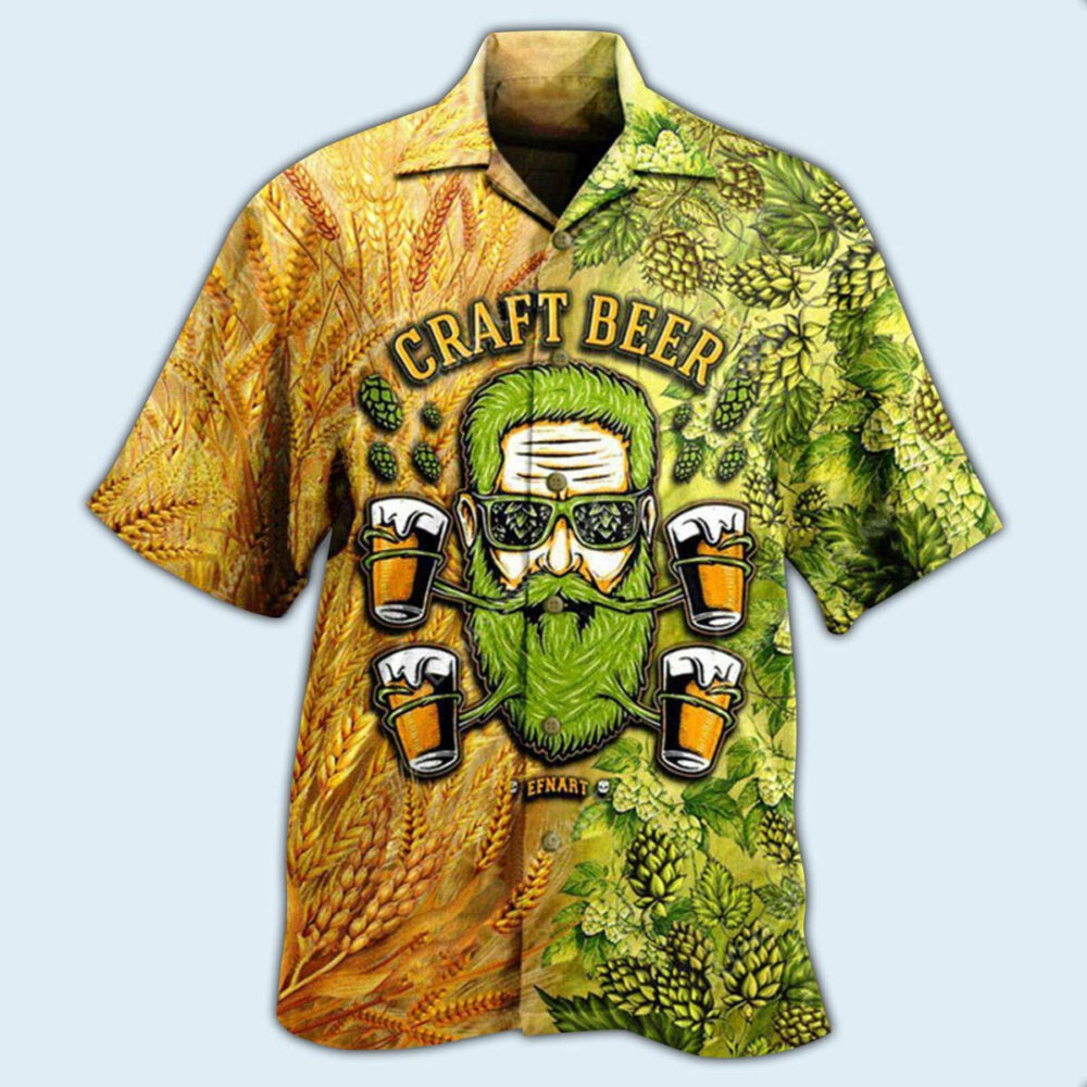 Beer Drink First Think Later - Hawaiian Shirt - Owl Ohh - Owl Ohh