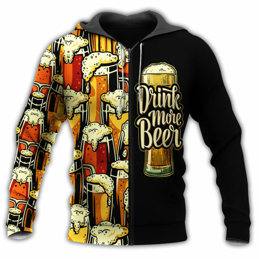Beer Favorite Drink More Beer - Hoodie - Owl Ohh - Owl Ohh