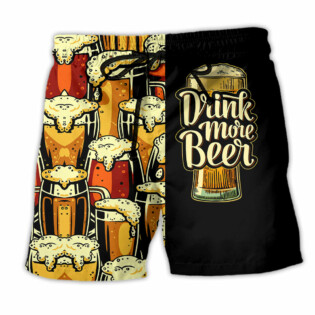 Beer Favorite Colorful - Beach Short - Owl Ohh - Owl Ohh