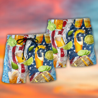 Beer Independence Day - Beach Short - Owl Ohh - Owl Ohh