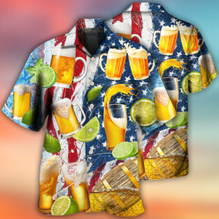 Beer Independence Day - Hawaiian Shirt - Owl Ohh - Owl Ohh