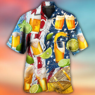 Beer Independence Day - Hawaiian Shirt - Owl Ohh - Owl Ohh