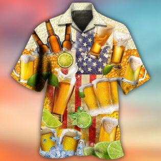 Beer Independence Day America - Hawaiian Shirt - Owl Ohh - Owl Ohh