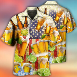 Beer Independence Day America - Hawaiian Shirt - Owl Ohh - Owl Ohh