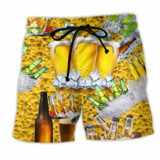 Beer Is BrewTiful Style - Beach Short - Owl Ohh - Owl Ohh