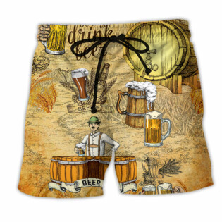Beer Life Is Better With Beer - Beach Short - Owl Ohh - Owl Ohh