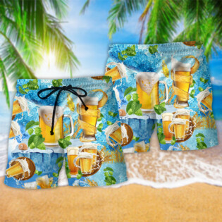 Beer Make Everyone Happy - Beach Short - Owl Ohh - Owl Ohh