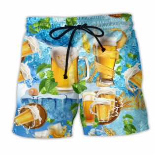 Beer Make Everyone Happy - Beach Short - Owl Ohh - Owl Ohh