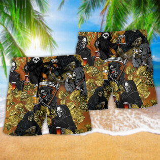 Beer Relax I Am Just Here For The Beer - Beach Short - Owl Ohh - Owl Ohh