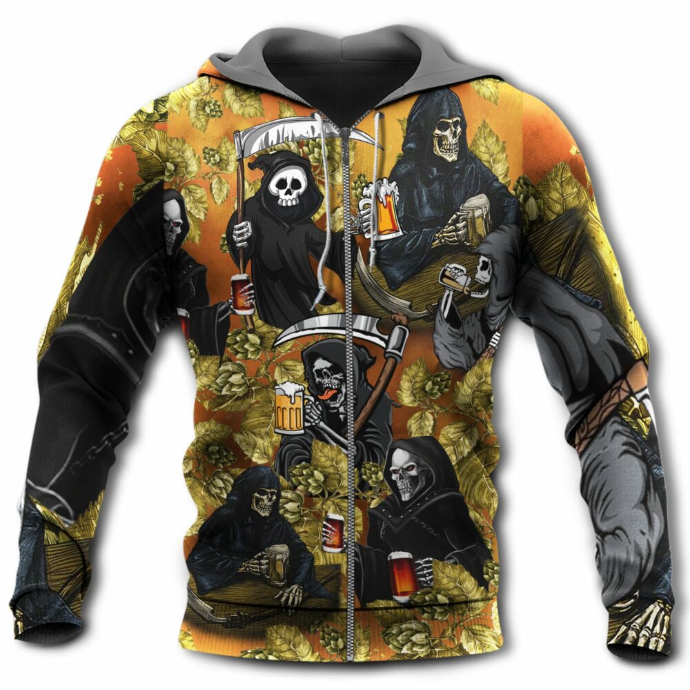 Beer Relax I Am Just Here For The Beer - Hoodie - Owl Ohh - Owl Ohh