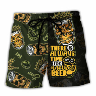 Beer There Is Always Time For Another Beer - Beach Short - Owl Ohh