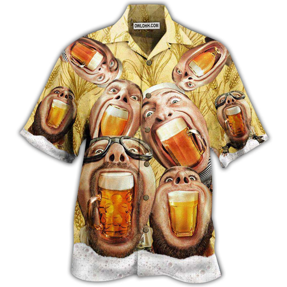 Beer Wish You Were Beer - Hawaiian Shirt - Owl Ohh - Owl Ohh