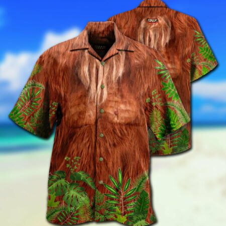 Bigfoot Hair Don't Care - Hawaiian Shirt - Owl Ohh - Owl Ohh