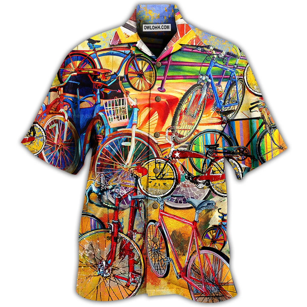 Bike All I Need Is A Bike - Hawaiian Shirt - Owl Ohh - Owl Ohh