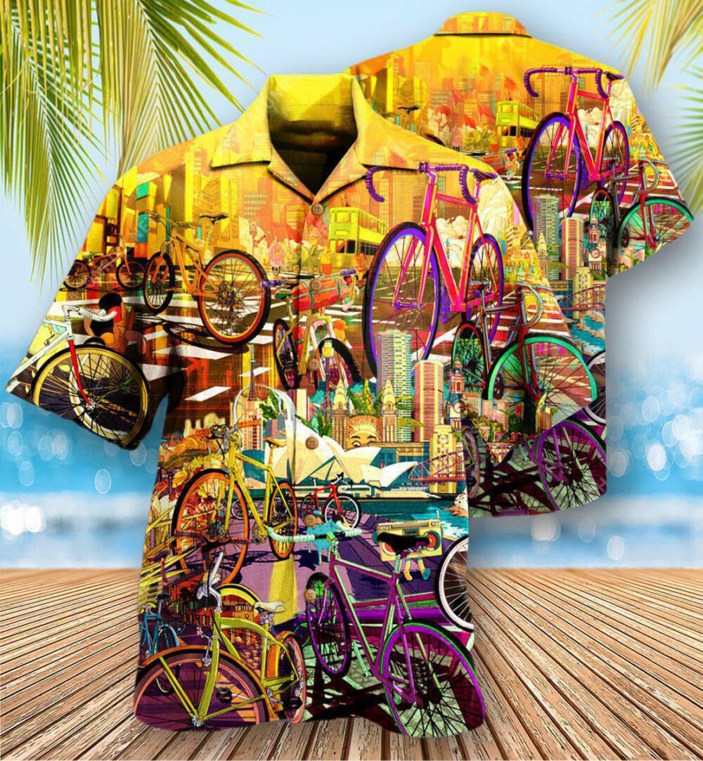 Bike Can Take Me Anywhere - Hawaiian Shirt - Owl Ohh - Owl Ohh